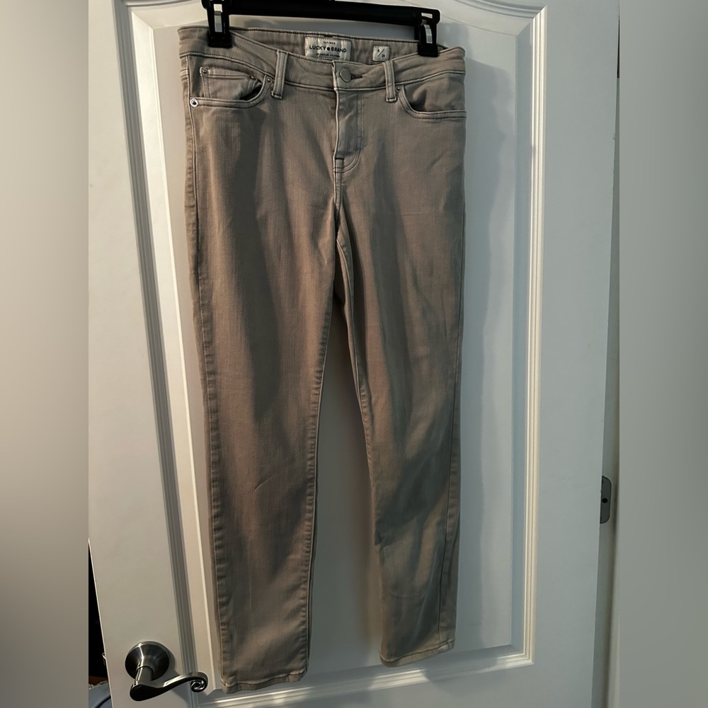 Lucky skinny jeans light grey
